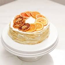 Match & Grapefruit Mille-Crepe Cheesecake (1 x one piece)